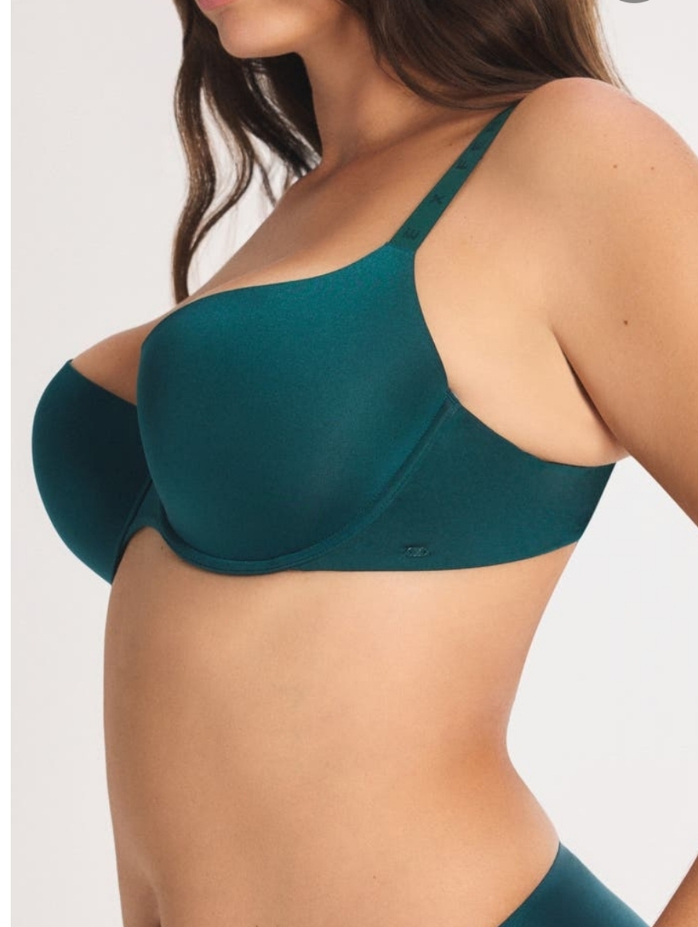 NWT Savage X Fenty Microfiber Balconette Bra Green Size 42DDD